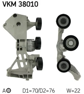 Ролик натяжителя SKF VKM 38010