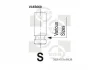 Клапан впуск. ACCENT/i30/CEED/SPORTAGE/RIO/SOUL 1.4-1.6D 06- BGA V165660 (фото 3)