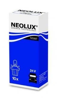 ЛАМПА 24V 1,20 W B8.5d STANDARD UNV NEOLUX N508T