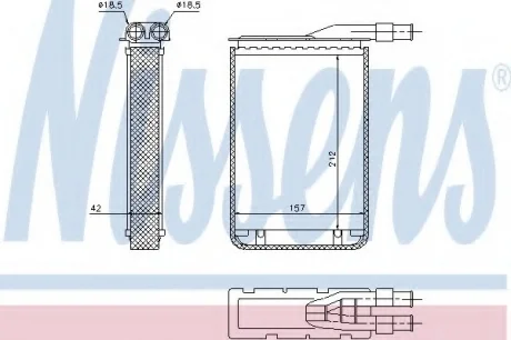 Радиатор отопления NISSENS 733591