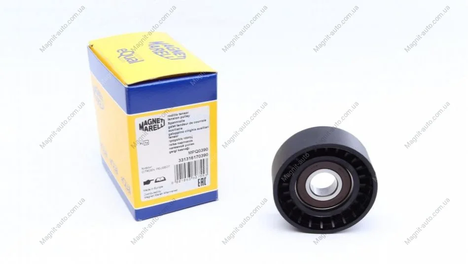 Ролик натяжний ременя поліклинового MAGNETI MARELLI 331316170390 (фото 1)