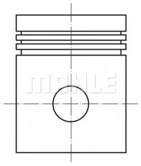 Поршень Opel ASTRA/VECTRA Z16XEP 03- (79.25mm/+0.25) MAHLE / KNECHT 0122102