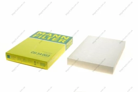 Фильтр салона -FILTER CU 34 003 MANN CU34003