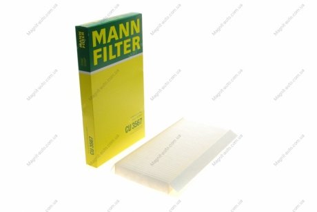 Фильтр, воздух во внутренном пространстве -FILTER CU 3567 MANN CU3567 (фото 1)