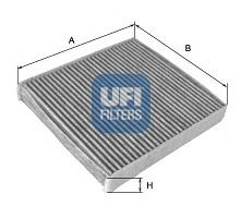Фильтр, воздух во внутренном пространстве UFI 54.175.00