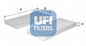 Фильтр, воздух во внутренном пространстве UFI 53.164.00 (фото 1)