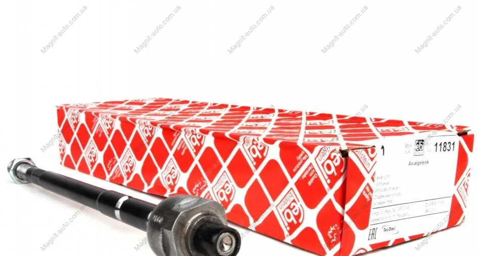 Рулевая тяга CITROEN/FIAT/PEUGEOT Jumpy/Scudo/Expert "F "96-"06 FEBI BILSTEIN 11831 (фото 1)