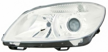 Фара лев. SKODA FABIA 10- DEPO 665-1121LMLD-EM
