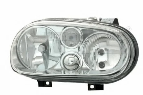Фара прав (H1/H7, електричн, без мотора, колір відбивача: хром) VW GOLF IV 08.97-06.06 TYC 20-5385-18-2