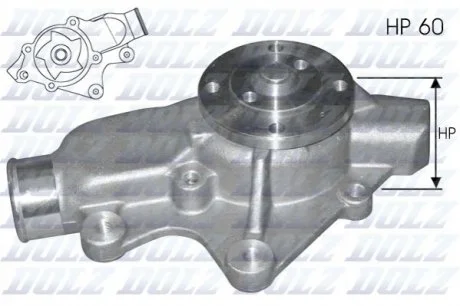 Насос водяний DOLZ J202