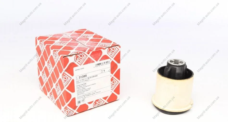 Сайлентблок балки RENAULT Grand Scenic/Megane/Scenic "1,4-2,0 "02>> FEBI BILSTEIN 31395 (фото 1)