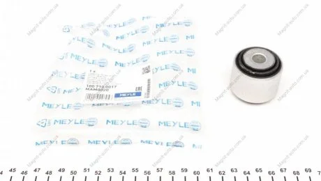 Сайлентблок зад. верх. рычага внутрен., AUDI Q7, VW Touareg 02- MEYLE 100 710 0017