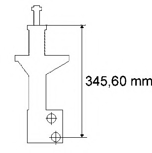 Амортизатор передній SACHS 230 315 (фото 1)