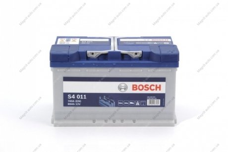 Стартерная аккумуляторная батарея, Стартерная аккумуляторная батарея BOSCH 0 092 S40 110 (фото 1)