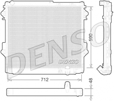 Конденсер DENSO DRM50075