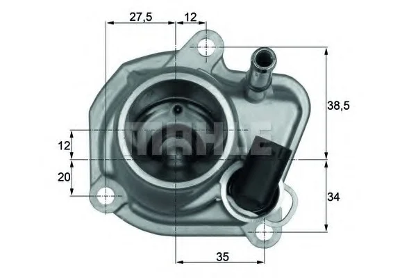 Термостат, охлаждающая жидкость MAHLE MAHLE / KNECHT TI2987 (фото 1)