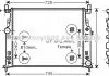 Радиатор охлаждения MB W164/251 ML/GL/R AT 05(пр-во AVA) AVA COOLING MSA 2436 (фото 1)