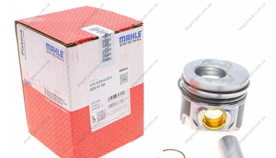 Поршень VW Caddy III/Passat 2.0 TDI 03-09 (81.01mm/STD/cyl.3-4) MAHLE / KNECHT 0280700 (фото 1)