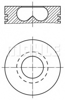 Поршень двигуна MAHLE / KNECHT 0156902