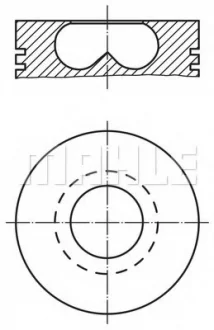 Поршень MAHLE / KNECHT 0156902