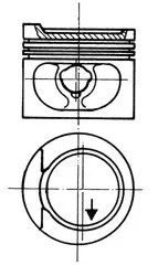 Поршень, 1.6 95-97 KOLBENSCHMIDT 93872620