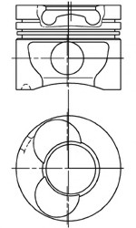 Поршень KOLBENSCHMIDT 94823710