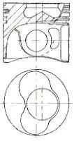 Поршень NURAL 87-114900-20