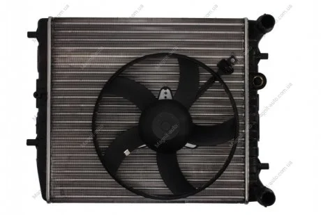 Радіатор охолодження двигуна Skoda Fabia 99-14/Roomster 06-15 (-AC) NISSENS 64103