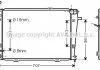 Радіатор охолодження двигуна Hyundai Tucson (05-) 2.0i, 2.7i ver. Doowon АКПП AVA AVA COOLING HY2127 (фото 1)