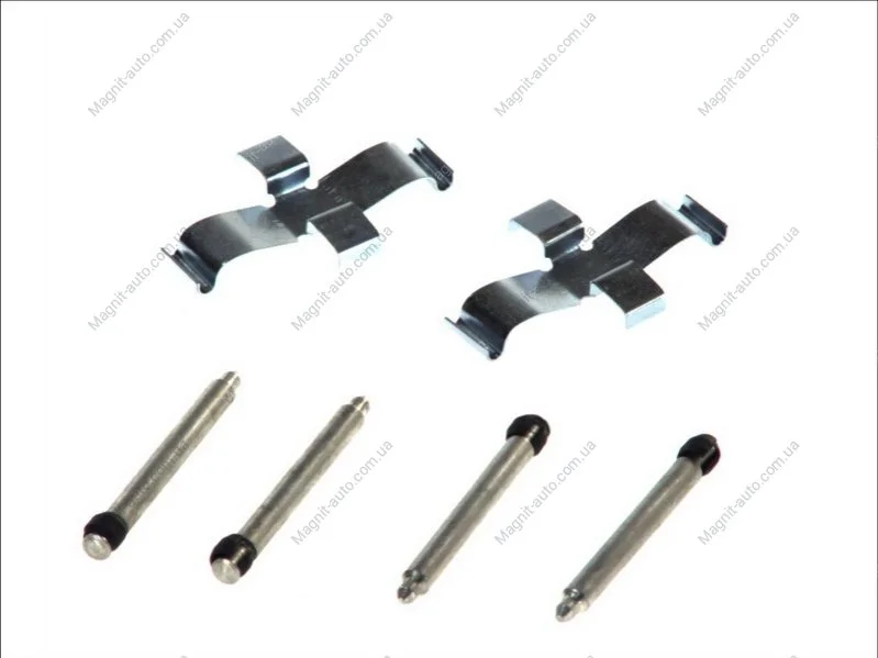Монтажный набор тормозных колодок MERCEDES 190 (W201) AUDI 80 B2 1.6-2.6 08.81-08.93 Delphi LX0093 (фото 1)
