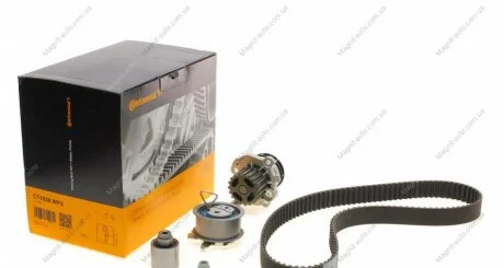 Комплект ГРМ, пас+ролик+помпа Contitech CT 1028 WP2