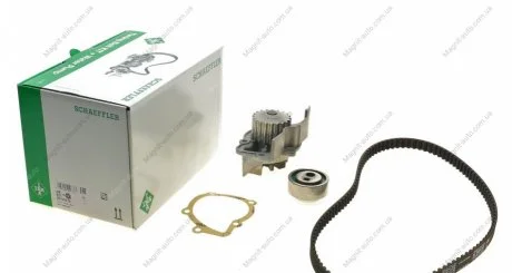 Комплект ГРМ, пас+ролик+помпа INA 530 0258 30