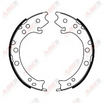 Тормозные колодки, барабанные ABE C04021ABE
