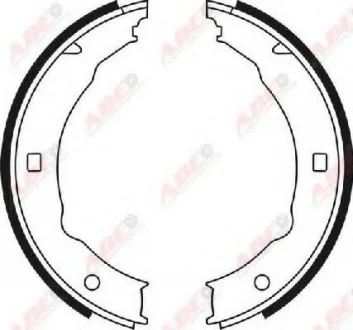 Тормозные колодки, барабанные ABE CRP001ABE