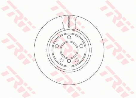 Гальмівний диск двосекційний TRW DF6616S