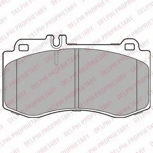 Тормозные колодки, дисковые. Delphi LP2304