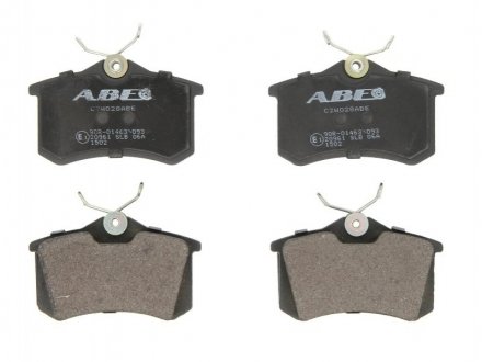 Гальмівні колодки, дискові ABE C2W028ABE (фото 1)