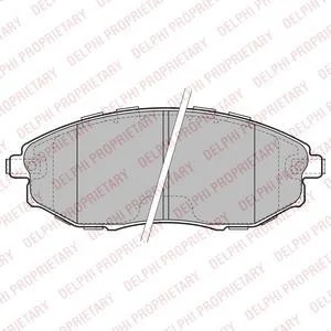 Гальмівні колодки, дискові Delphi LP2183