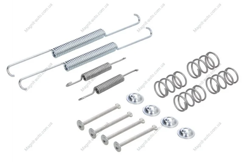 Монтажный набор тормозной колодки (OPEL) OPEL ASCONA B, COMMODORE B, COMMODORE C, KADETT C, KADETT C CITY, MANTA B, REKORD D, REKORD E 1.2-2.8 01.72-08.88 Delphi LY1001 (фото 1)