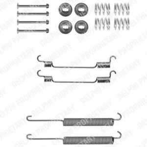 Монтажный набор тормозной колодки (BOSCH) FORD TRANSIT, TRANSIT TOURNEO NISSAN CABSTAR E, MAXIMA / MAXIMA QX IV, TERRANO II 2.0-3.3 10.92-12.14 Delphi LY1302