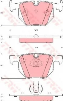 Колодки TRW GDB1499