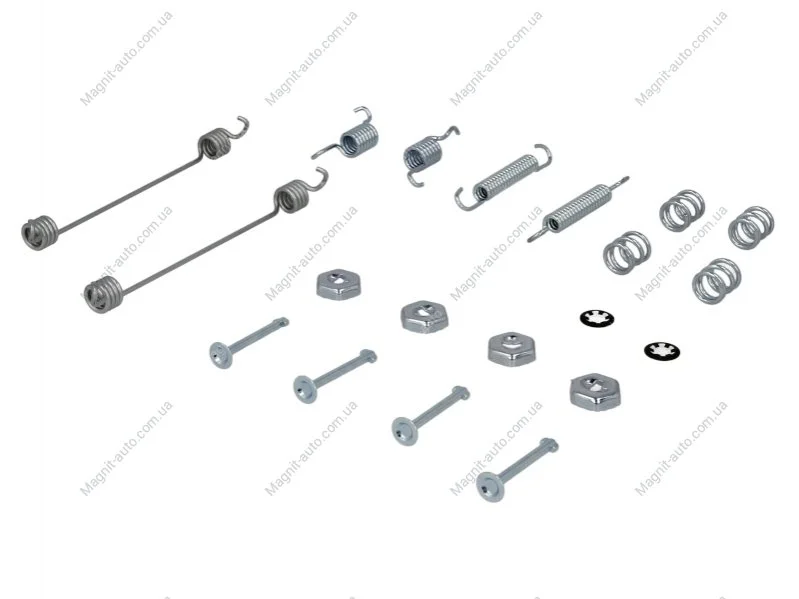 Монтажний набір гальмівної колодки (BENDIX) CITROEN XSARA, ZX PEUGEOT 306 RENAULT 11, 19 I, 19 I CHAMADE, 19 II, 19 II CHAMADE, 21, 9, CLIO I, RAPID, SUPER 5, TWINGO I 1.0-Electric 03.83-06.12 Delphi LY1055 (фото 1)