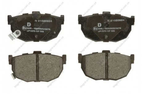 Гальмівні колодки, дискові. Delphi LP1073