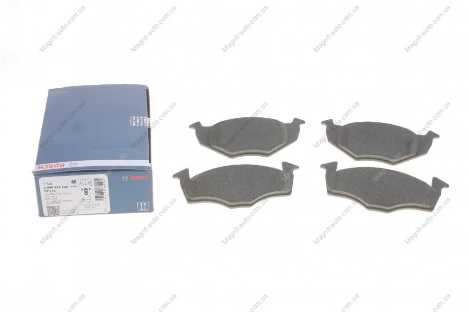 Тормозные колодки, дисковые. BOSCH 0 986 424 449 (фото 1)