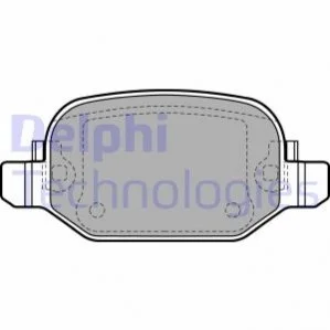 Гальмівні колодки, дискові. Delphi LP2475