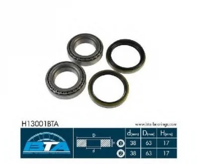 Подшипник колеса, комплект BTA H13001BTA