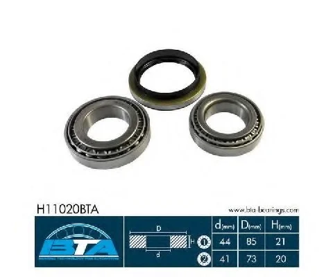 Комплект подшипника ступицы колеса BTA H11020BTA (фото 1)