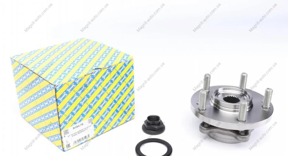 Комплект підшипника колеса передн. HYUNDAI I30; KIA CEE\'D, PRO CEE\'D 1.0-1.6D 11.11- SNR NTN R184.78 (фото 1)