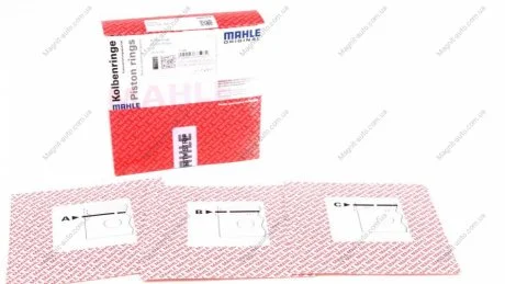Кільця поршневі, FIAT Ducato, IVECO Daily, 2.3, 02- MAHLE / KNECHT 009 86 N0