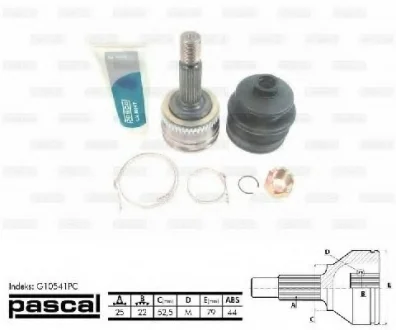 Шарнир приводного вала PASCAL G10541PC